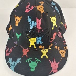 Stussy Hat New Era Collab Black Cap Size 7 1/2